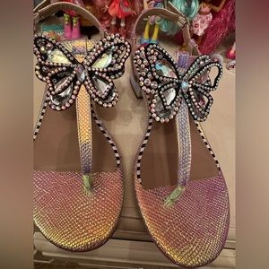 Betsey Johnson “Aidan” butterfly sandals
